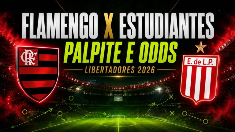 Flamengo x Estudiantes: palpite, odds e prognóstico pela Libertadores
