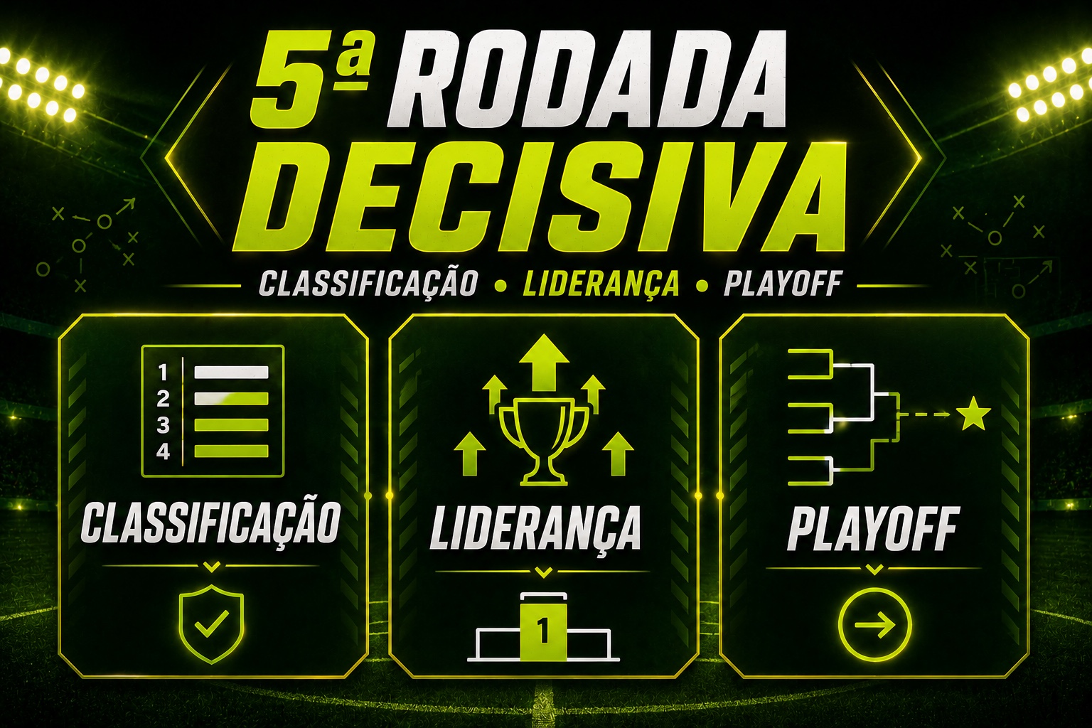 Importância da 5ª rodada para classificação, liderança e playoff